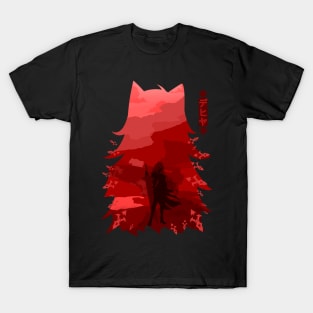 GENSHIN IMPACT DEHYA NEGATIVE SPACE T-Shirt